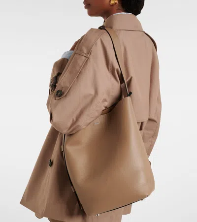Max Mara Archetipo Medium Leather Shoulder Bag