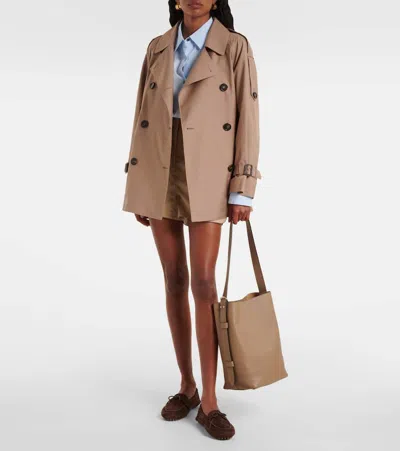 Max Mara Archetipo Medium Leather Shoulder Bag