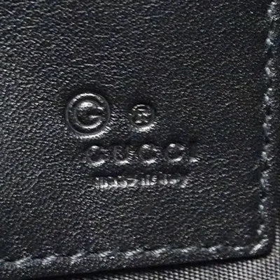 Pre-owned Gucci Black Leather Clutch Bag ()