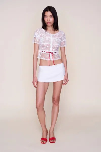 Danielle Guizio Ny Calais Blouse