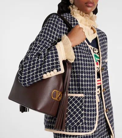 Valentino So Seau Leather Bucket Bag