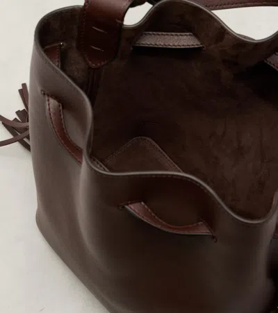 Valentino So Seau Leather Bucket Bag