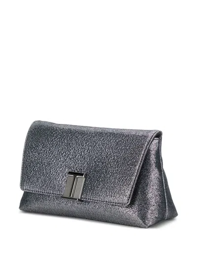 Tom Ford Laminated Pochette With Chain Shoulder Strap