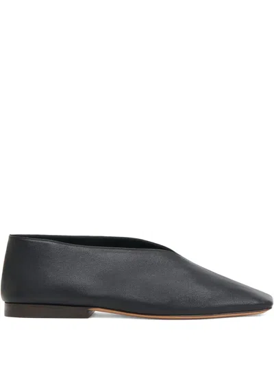 Mansur Gavriel Ballerinas Aus Leder In Black