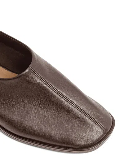 Mansur Gavriel Glove Ballerinas In Brown