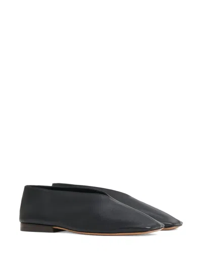 Mansur Gavriel Ballerinas Aus Leder In Black
