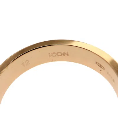 Pre-owned Gucci Icon Yellow Yellow Gold Band Ring ()