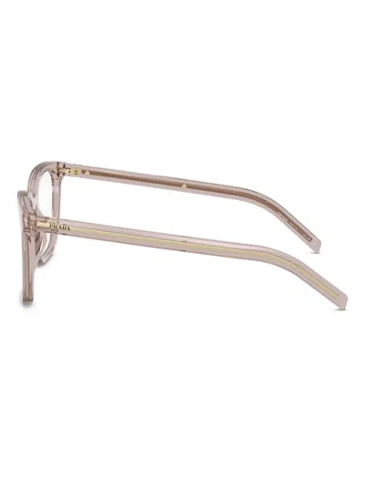 Prada Square-framed Glasses In Pink