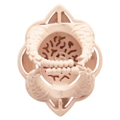 Pre-owned Gucci Pink Artificial Pearl Plastic Band Ring ()
