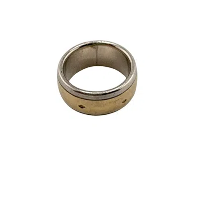 Pre-owned Hermes Gold Silver Gold Silver 925 Band Ring ()