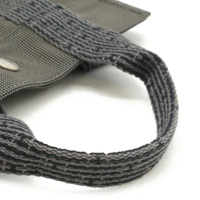Pre-owned Hermes Her Line Gray Canvas Backpack Shoulder Bag ()
