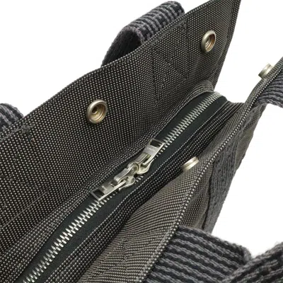 Pre-owned Hermes Her Line Gray Canvas Backpack Shoulder Bag ()