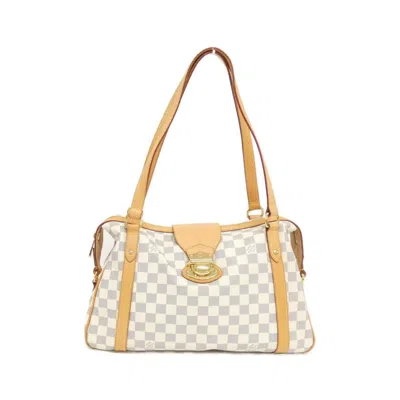 Pre-owned Louis Vuitton Azur Coated Canvas Shoulder Bag ()