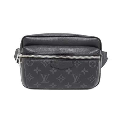 Pre-owned Louis Vuitton Black Coated Canvas Shoulder Bag ()