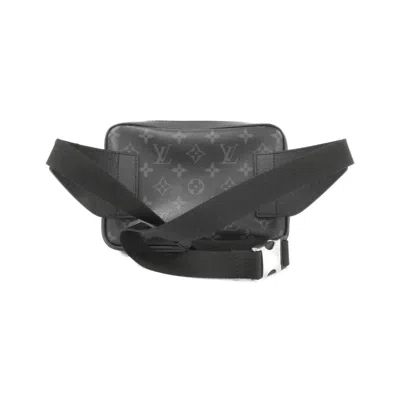 Pre-owned Louis Vuitton Black Coated Canvas Shoulder Bag ()