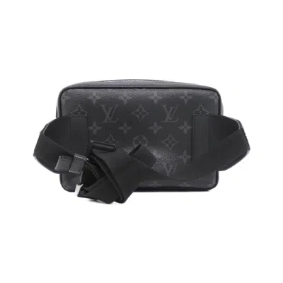 Pre-owned Louis Vuitton Black Coated Canvas Shoulder Bag ()