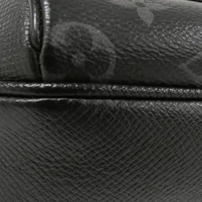 Pre-owned Louis Vuitton Black Coated Canvas Shoulder Bag ()