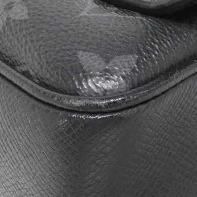 Pre-owned Louis Vuitton Black Coated Canvas Shoulder Bag ()