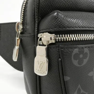 Pre-owned Louis Vuitton Black Coated Canvas Shoulder Bag ()