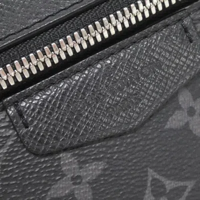 Pre-owned Louis Vuitton Black Coated Canvas Shoulder Bag ()