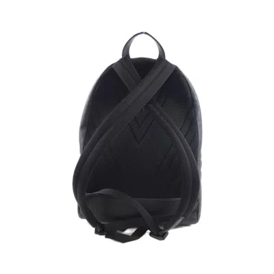 Pre-owned Louis Vuitton Black Leather Backpack ()
