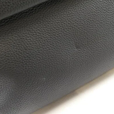Pre-owned Louis Vuitton Black Leather Backpack ()