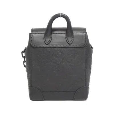 Pre-owned Louis Vuitton Black Leather Shoulder Bag ()