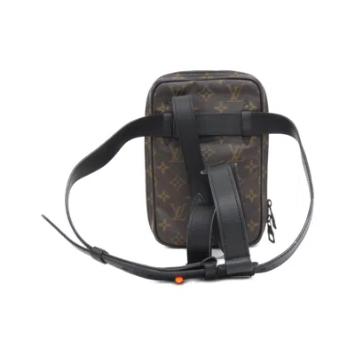 Pre-owned Louis Vuitton Black Marron Monogram Monogram Fanny Pack Shoulder Bag ()