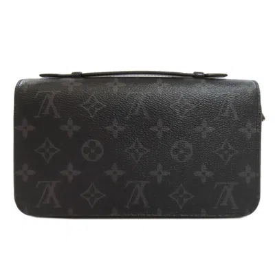 Pre-owned Louis Vuitton Black Monogram Eclipse Monogram Eclipse Clutch Bag ()