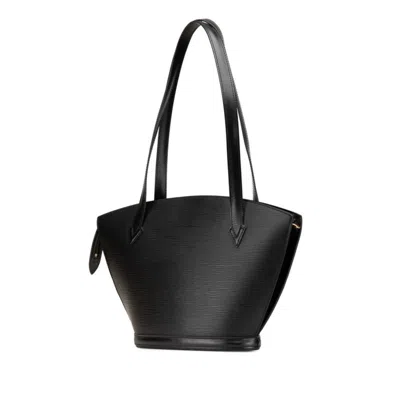 Pre-owned Louis Vuitton Black Noir Leather Handbag Shoulder Bag ()