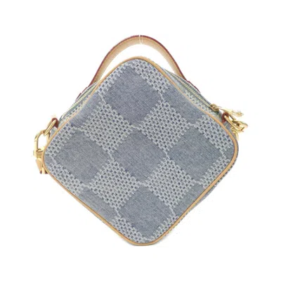 Pre-owned Louis Vuitton Blue Cotton Canvas Shoulder Bag ()