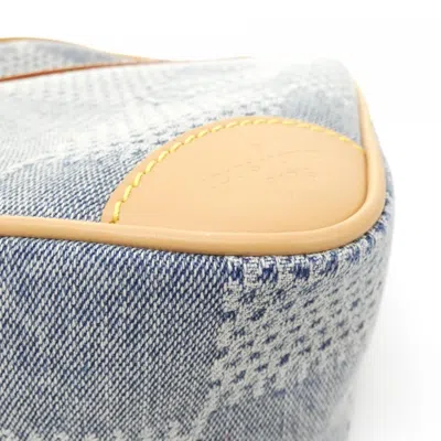 Pre-owned Louis Vuitton Blue Cotton Canvas Shoulder Bag ()