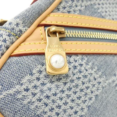 Pre-owned Louis Vuitton Blue Cotton Canvas Shoulder Bag ()