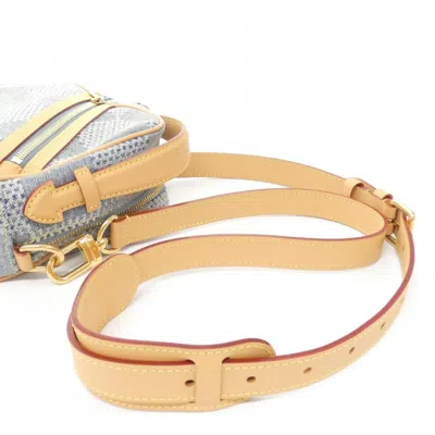 Pre-owned Louis Vuitton Blue Cotton Canvas Shoulder Bag ()