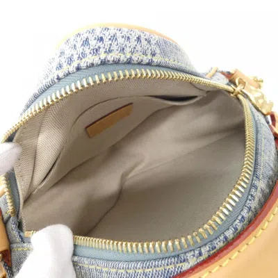 Pre-owned Louis Vuitton Blue Cotton Canvas Shoulder Bag ()