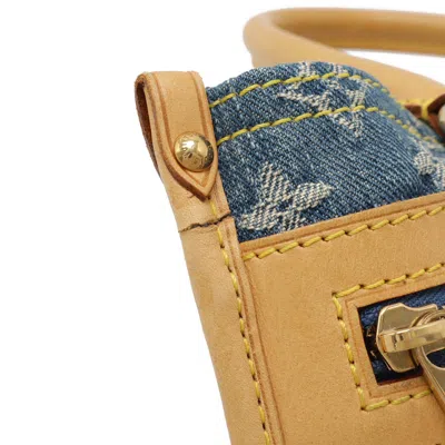 Pre-owned Louis Vuitton Blue Monogram Monogram Denim Handbag Tote Bag ()