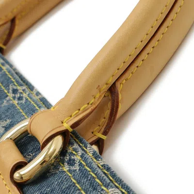 Pre-owned Louis Vuitton Blue Monogram Monogram Denim Handbag Tote Bag ()