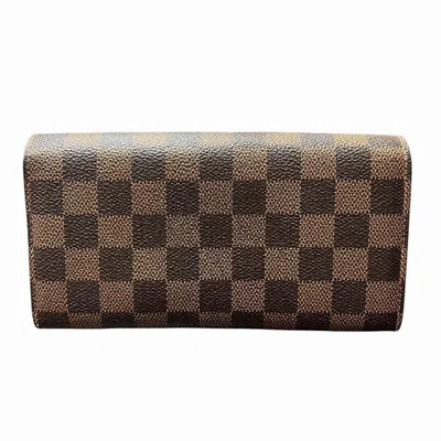 Pre-owned Louis Vuitton Brown Damier Canvas Damier Canvas Long Wallet (bi-fold) ()