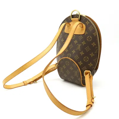 Pre-owned Louis Vuitton Brown Monogram Backpack Shoulder Bag ()