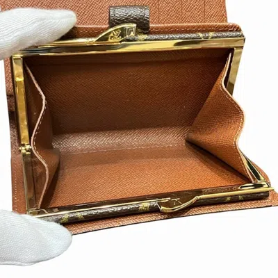 Pre-owned Louis Vuitton Brown Monogram Monogram Wallet (bi-fold) ()