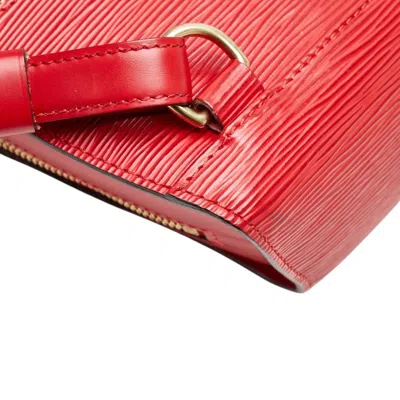 Pre-owned Louis Vuitton Castilian Red Epi Leather Backpack ()