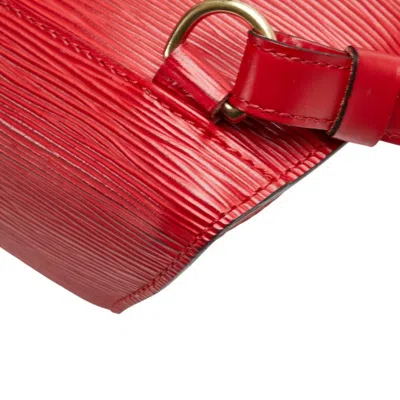 Pre-owned Louis Vuitton Castilian Red Epi Leather Backpack ()