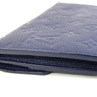 Pre-owned Louis Vuitton Celeste Monogram Empreinte Long Wallet (bi-fold) ()