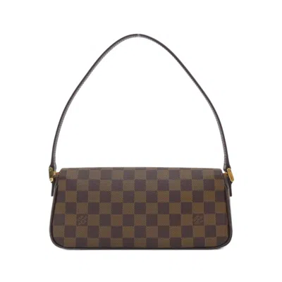 Pre-owned Louis Vuitton Damier Canvas Ebene Coated Canvas Shoulder Bag ()