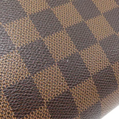 Pre-owned Louis Vuitton Damier Canvas Ebene Coated Canvas Clutch Bag ()