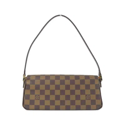 Pre-owned Louis Vuitton Damier Canvas Ebene Coated Canvas Shoulder Bag ()