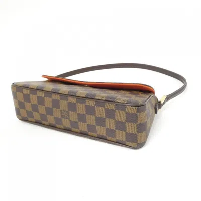 Pre-owned Louis Vuitton Damier Canvas Ebene Coated Canvas Shoulder Bag ()
