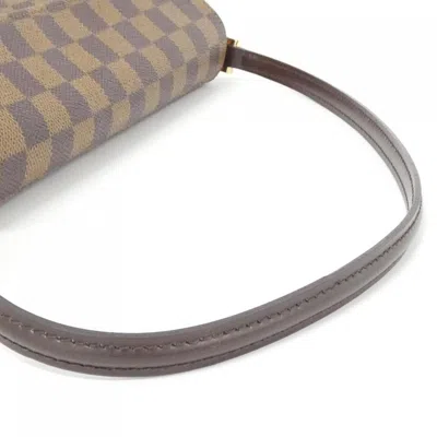 Pre-owned Louis Vuitton Damier Canvas Ebene Coated Canvas Shoulder Bag ()