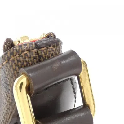 Pre-owned Louis Vuitton Damier Canvas Ebene Coated Canvas Shoulder Bag ()