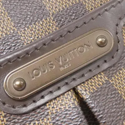 Pre-owned Louis Vuitton Damier Canvas Ebene Coated Canvas Shoulder Bag ()